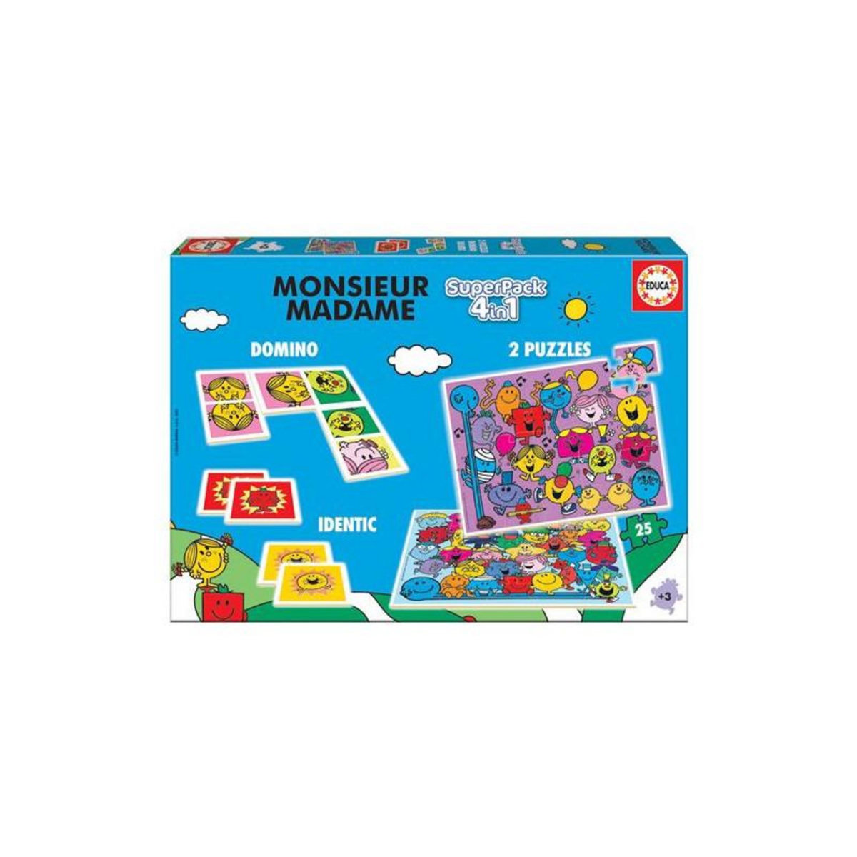 EDUCA Puzzle Educa Superpack Monsieur Madame