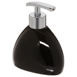 FIVE Distributeur de Savon  Galet  14cm Noir