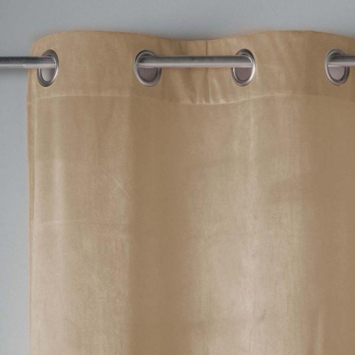 Paris Prix Rideau à Œillets  Velvetine  140x240cm Sable