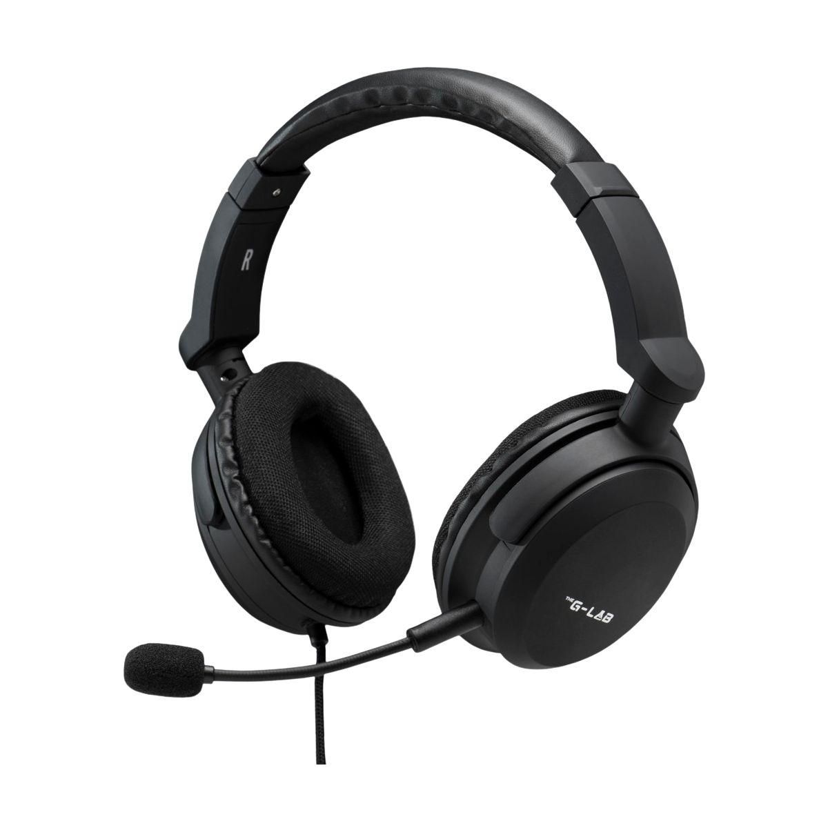 THE G-LAB Casque gamer KORP CARBON