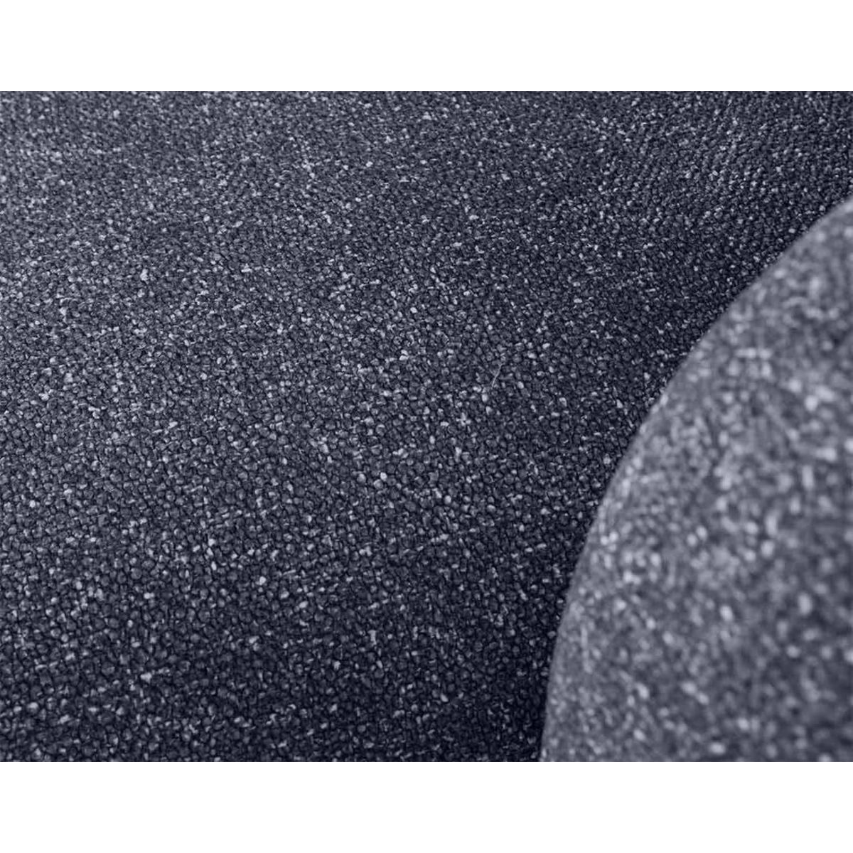 LISA DESIGN Velris - canapé d'angle droit 3 places en tissu moucheté