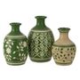 Voir la diapositive 2 : Paris Prix Vase Déco  Fleurs  43cm Vert