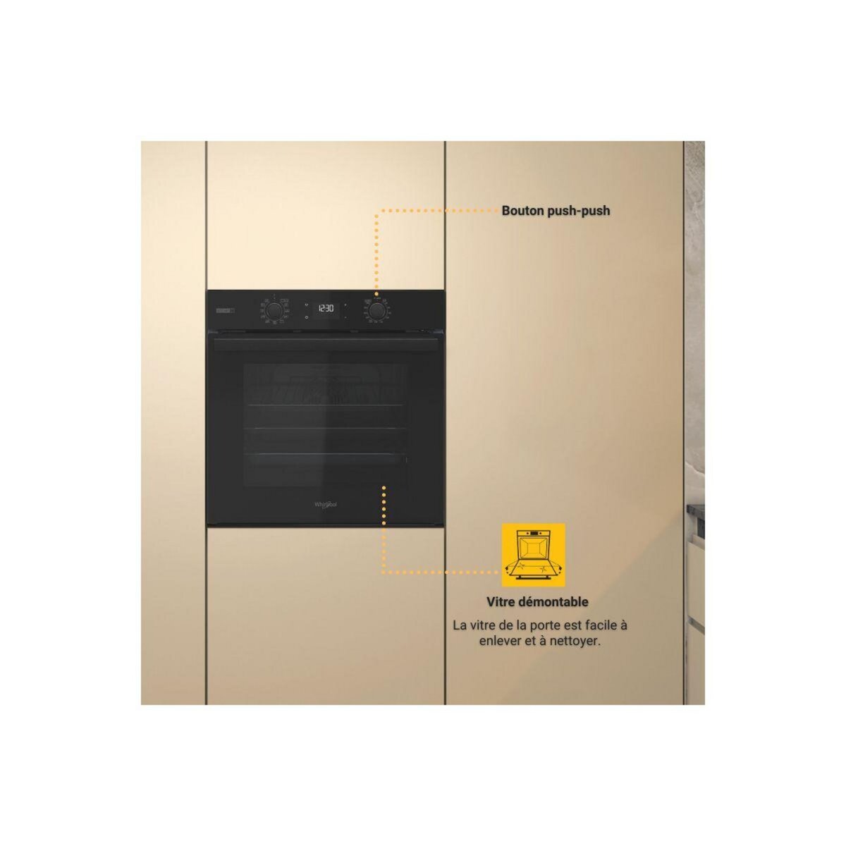 Whirlpool Four encastrable OMSR58RU0B