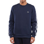 Lacoste Sweat Marine Homme Lacoste SH5073. Coloris disponibles : Bleu