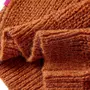 VIDAXL Pull-over tricote pour enfants cognac 140