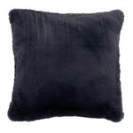 Paris Prix Coussin Imitation Fourrure  Cutie  45x45cm Bleu Foncé
