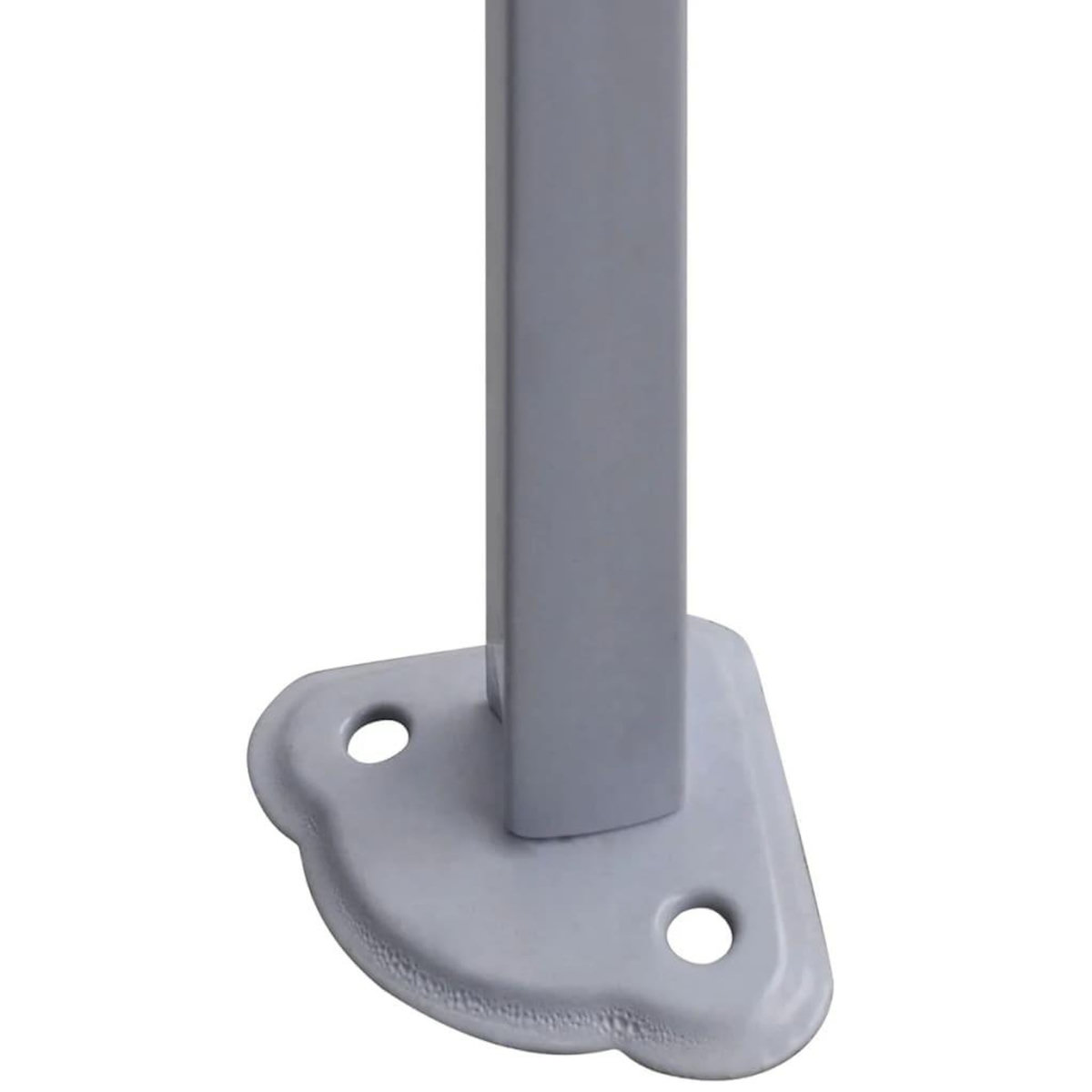 VIDAXL Tente de reception pliable avec 2 parois 3x3 m Acier Blanc