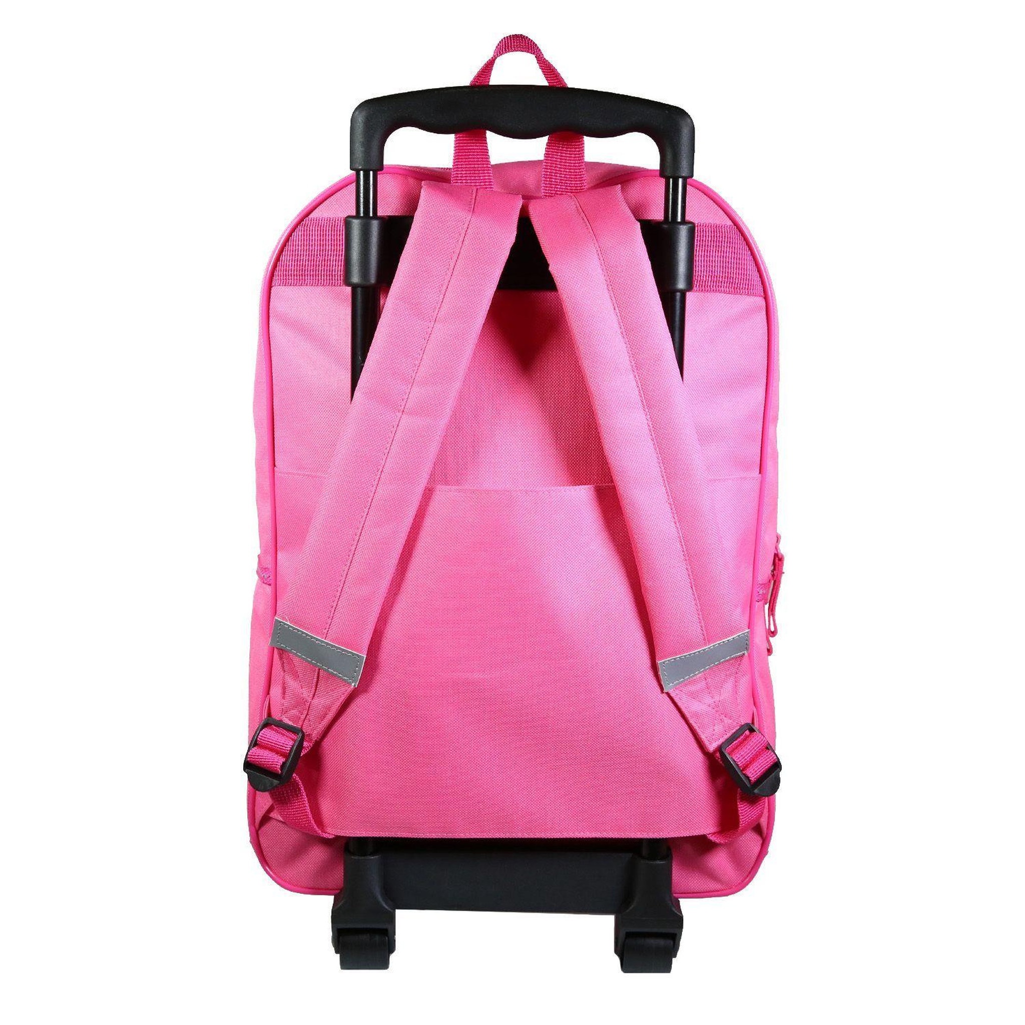 Voir la diapositive 4 : Bagtrotter BAGTROTTER Sac à dos à roulettes Minnie So Cool Rose
