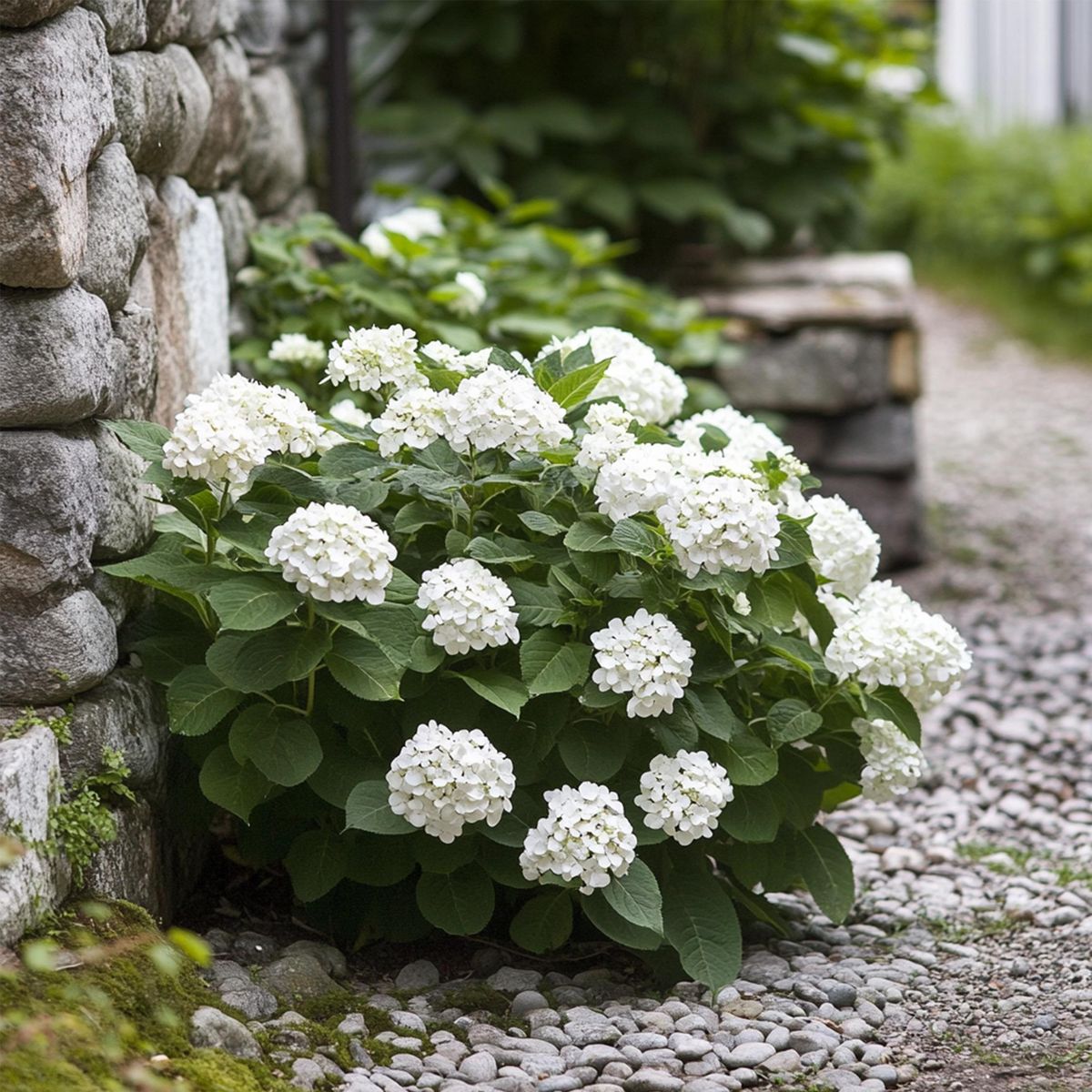 PLANT IN A BOX Hortensia - Set de 3 - Hydrangea macrophylla teller 'Benxi' - H25-40cm - ⌀9cm