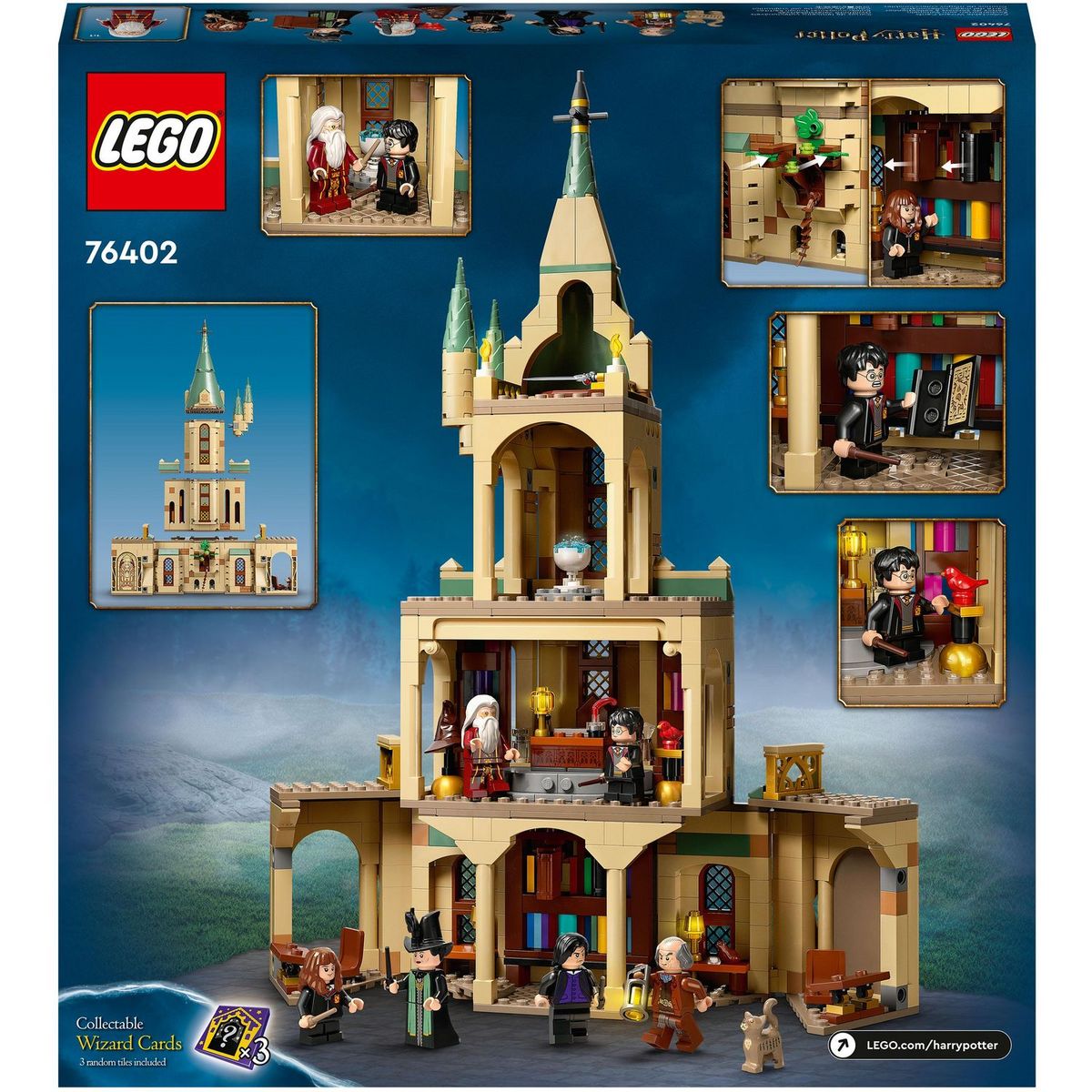 LEGO Harry Potter 76402 Poudlard : Le bureau de Dumbledore, Château avec Choixpeau, Épée