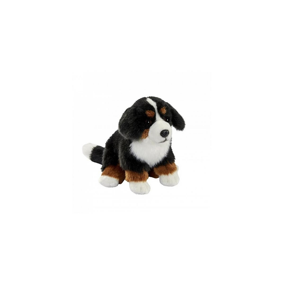 Anima Bouvier Bernois Assis en Peluche de 30 cm - Jouet Doux et Adorable