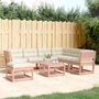 Voir la diapositive 1 : VIDAXL Salon de jardin 7 pcs avec coussins bois massif douglas