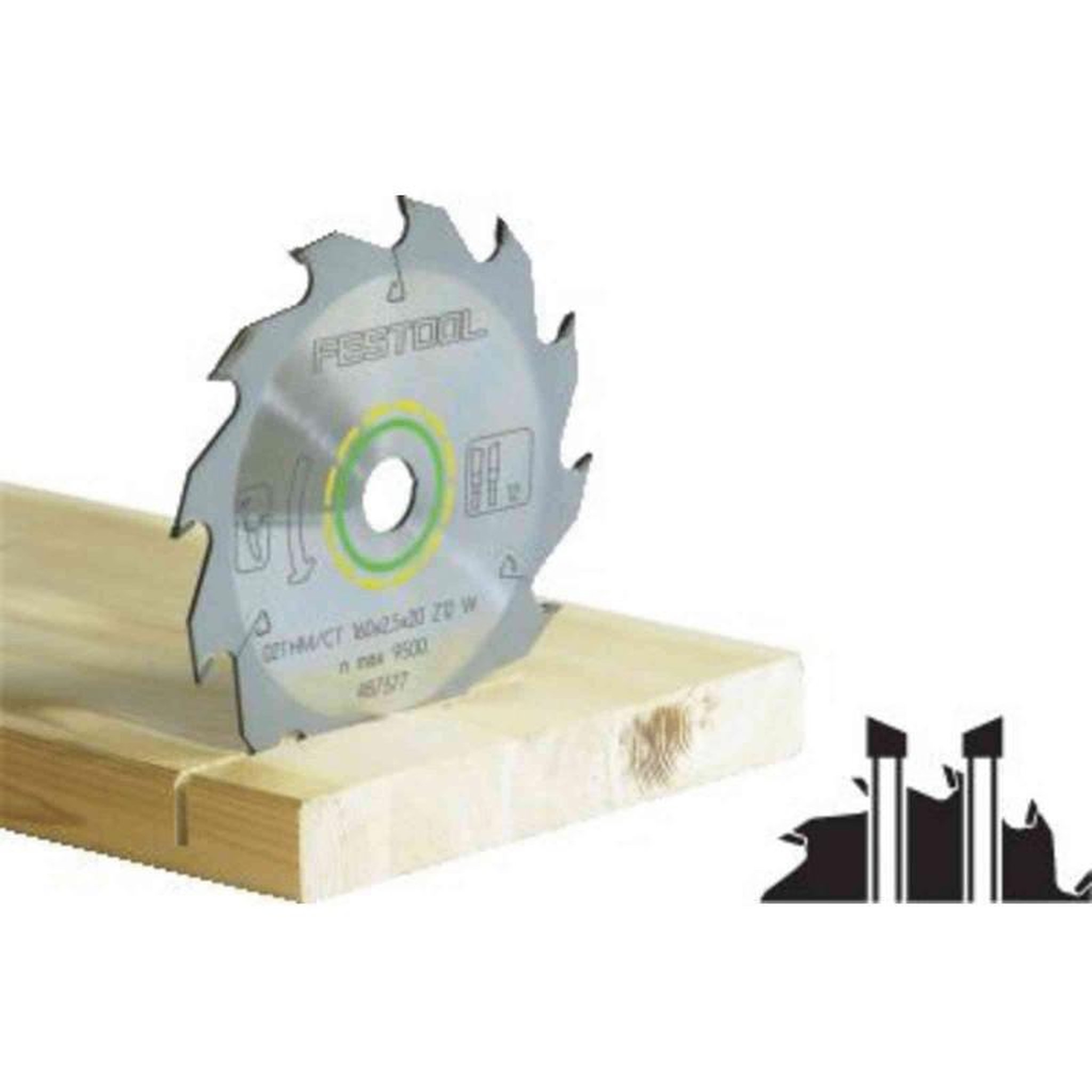 FESTOOL Lame de scie circulaire Wood Standard HW 210x2,6x30 W18 18 dents FESTOOL 493197