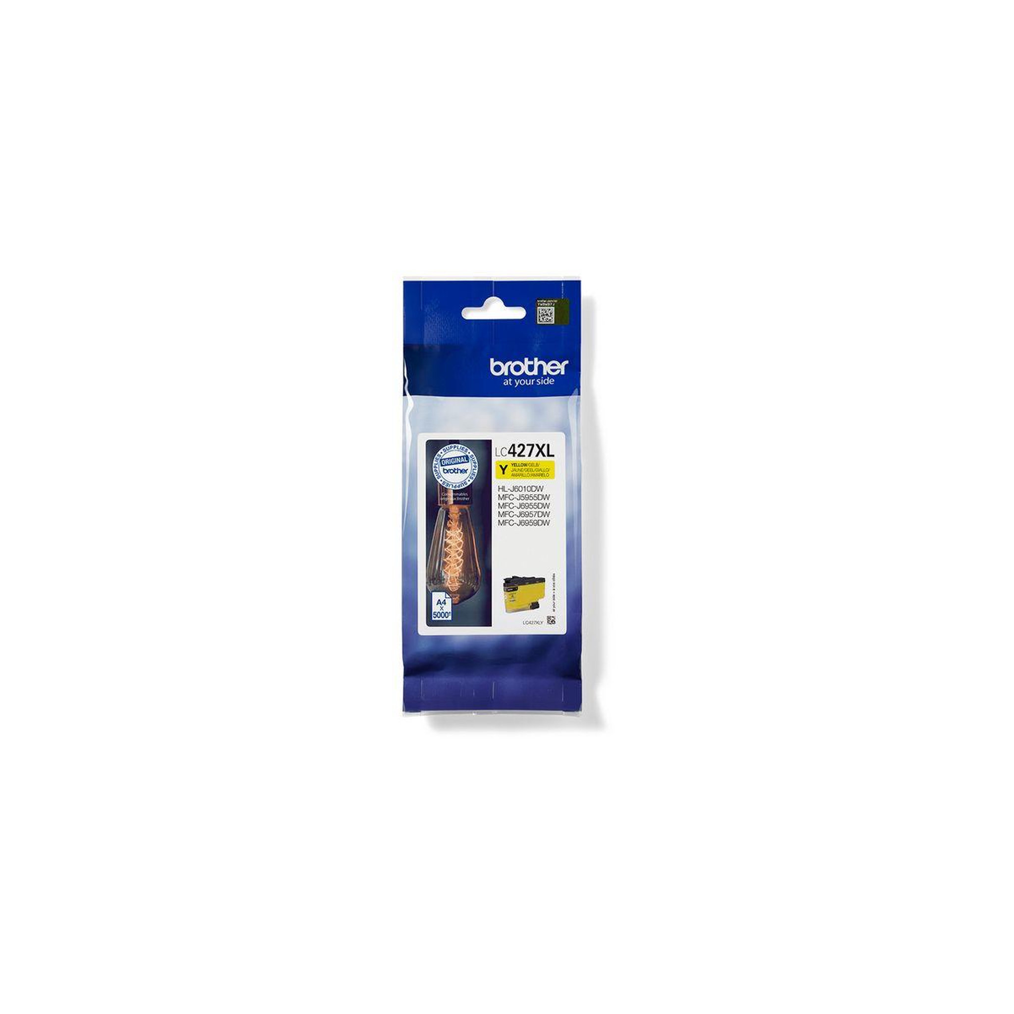 Brother Cartouche d'encre Originale LC427 XL Jaune (Yellow) Haute Capacité - LC427XLY