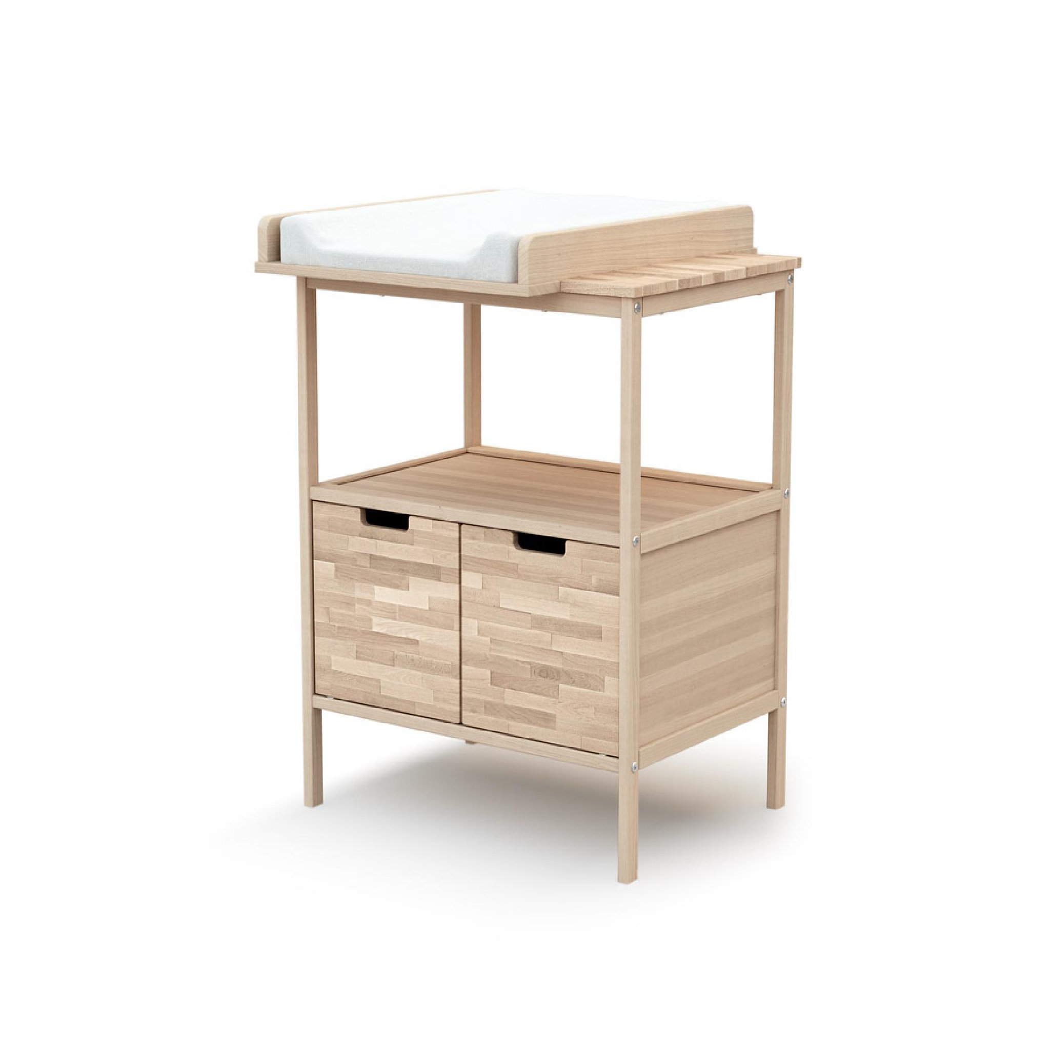 Voir la diapositive 1 : AT4 Meuble à langer 2 portes en bois