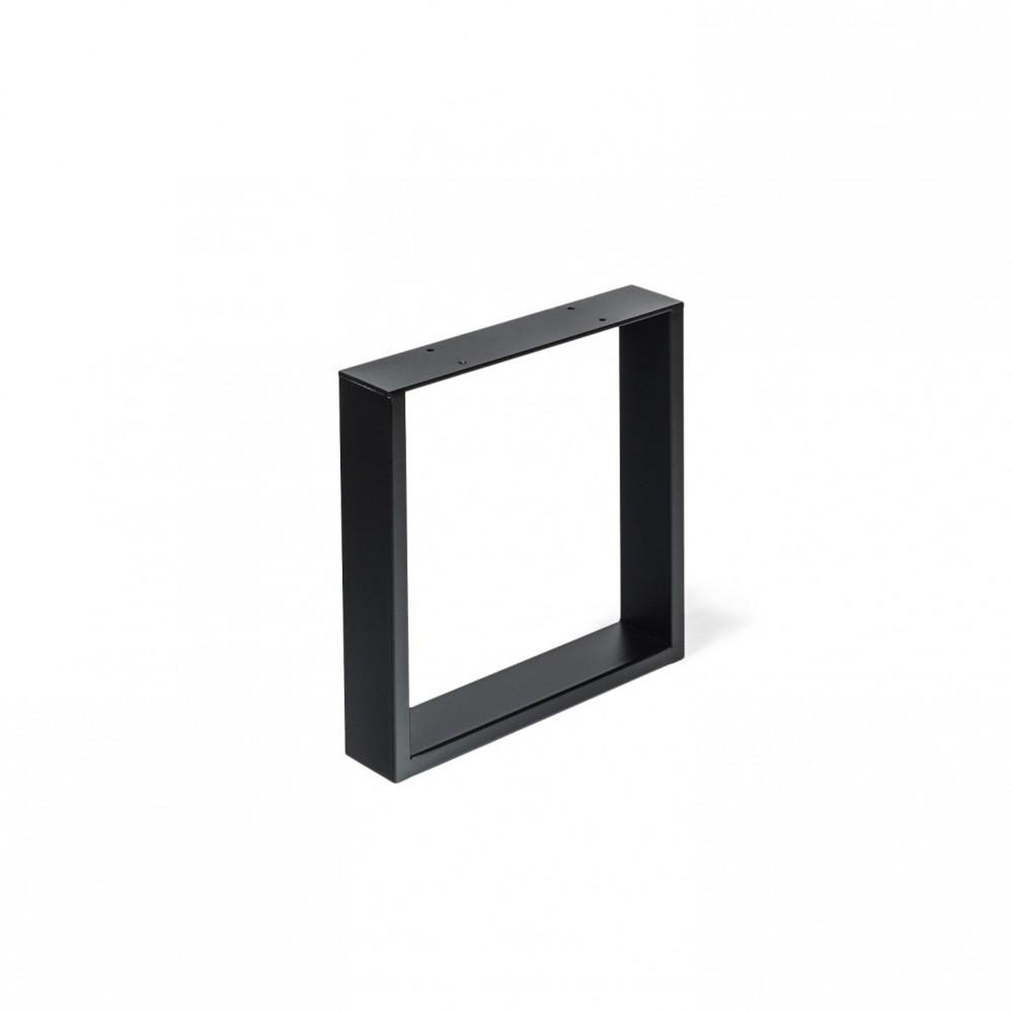 CENTRALE BRICO Pied meuble design REI fixe métal brut noir
