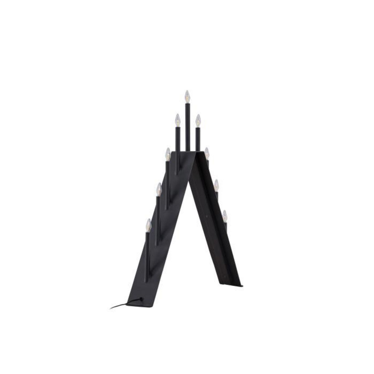 Paris Prix Lampe à Poser Bougeoir Déco  Are  64cm Noir