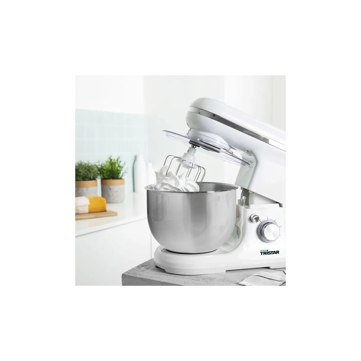 TRISTAR Robot multifonction 1200W Cuve 5 litres MX-4817 Blanc Accessoires TRISTAR