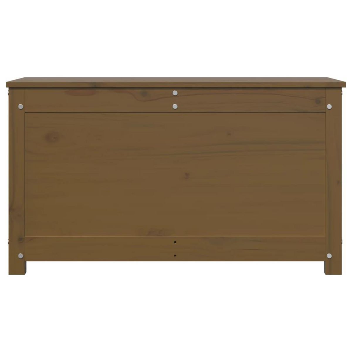 VIDAXL Boîte de rangement Marron miel 80x40x45,5 cm Bois massif de pin