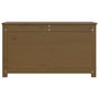 Voir la diapositive 5 : VIDAXL Boîte de rangement Marron miel 80x40x45,5 cm Bois massif de pin