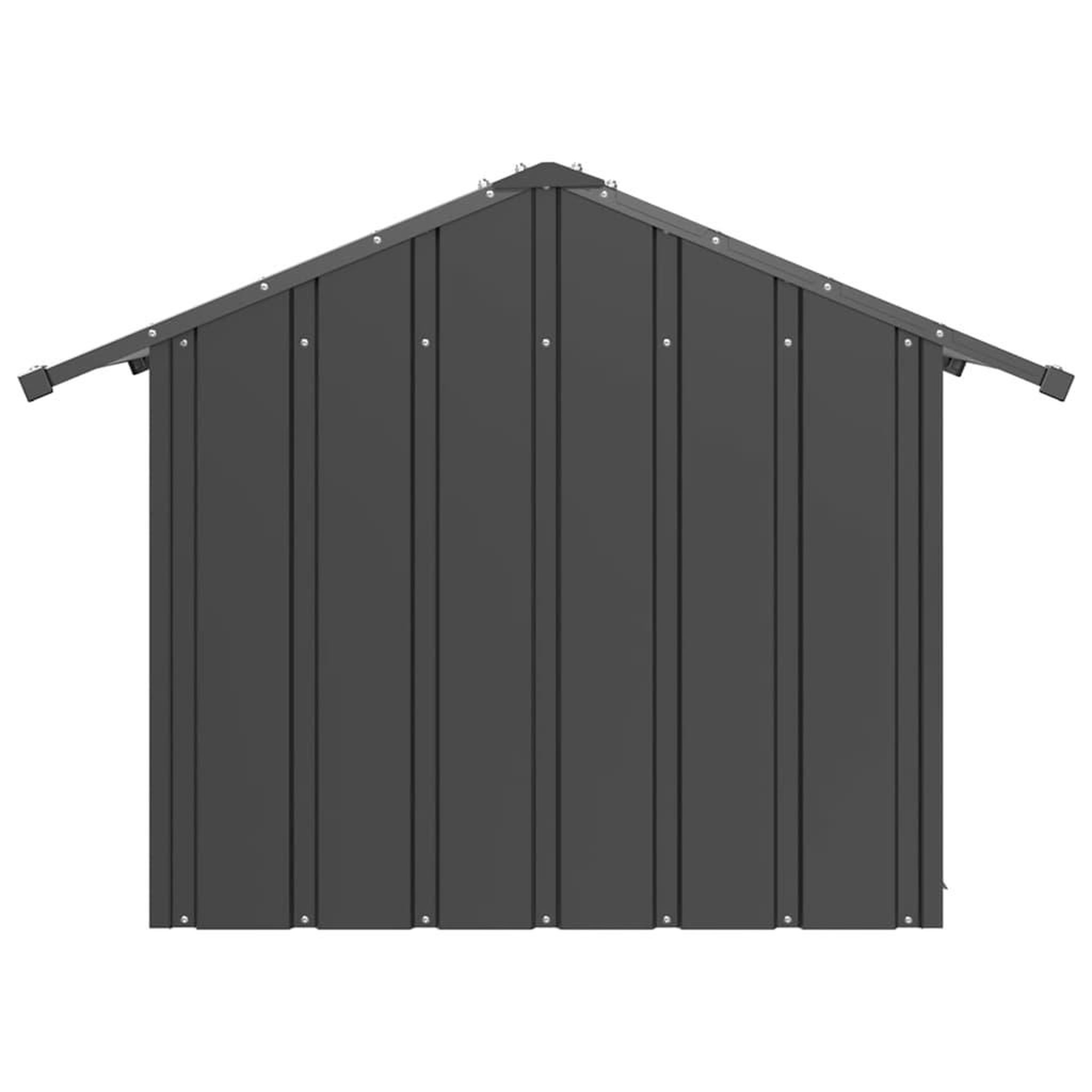 Voir la diapositive 4 : VIDAXL Niche pour chien avec toit noir 85x107x81 cm acier galvanise