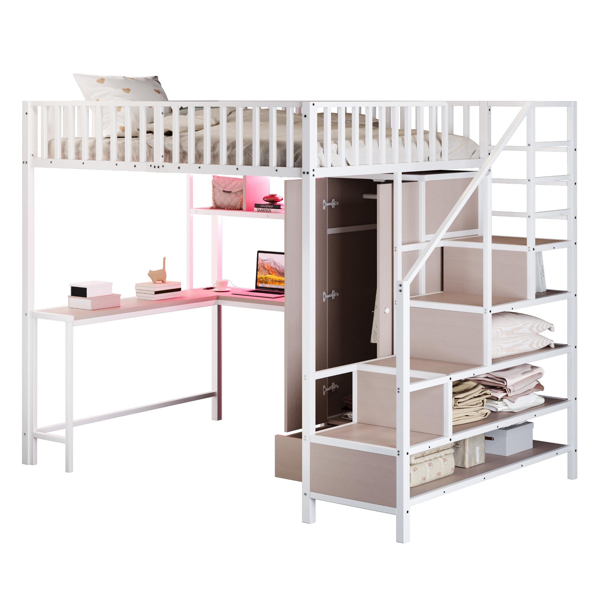 Voir la diapositive 1 : MERAX Lit mezzanine