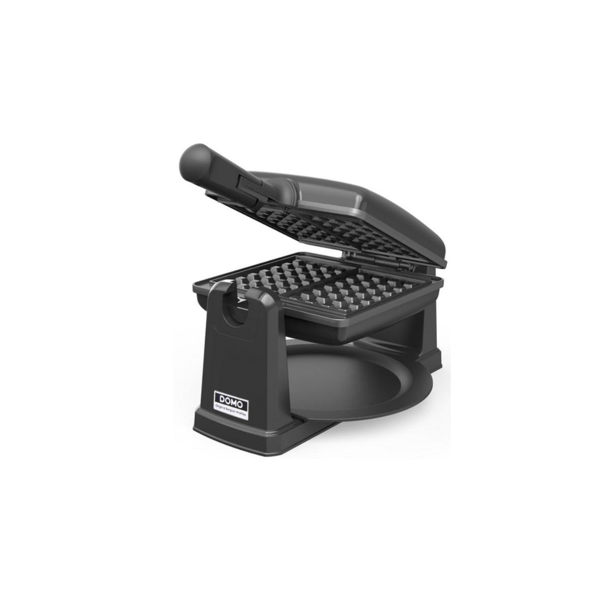 Voir la diapositive 2 : Domo Gaufrier rotatif noir - DO9224W