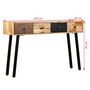 Voir la diapositive 6 : VIDAXL Table console Teck massif de recuperation 120 x 30 x 76 cm