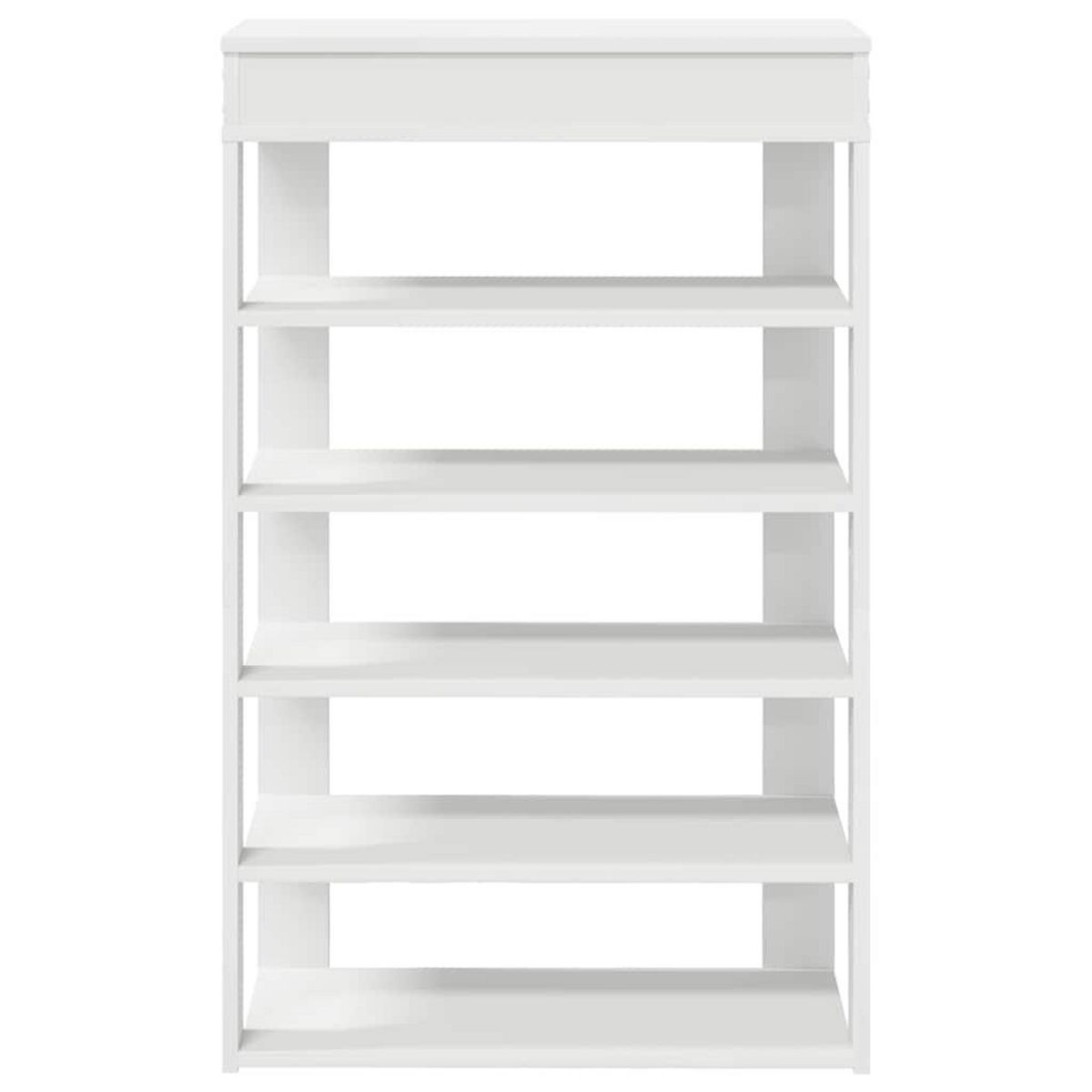 VIDAXL Etagere a chaussures blanc 60x30x98 cm bois d'ingenierie