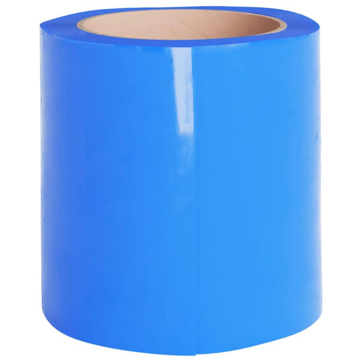 VIDAXL Rideau de porte bleu 200 mmx1,6 mm 10 m PVC