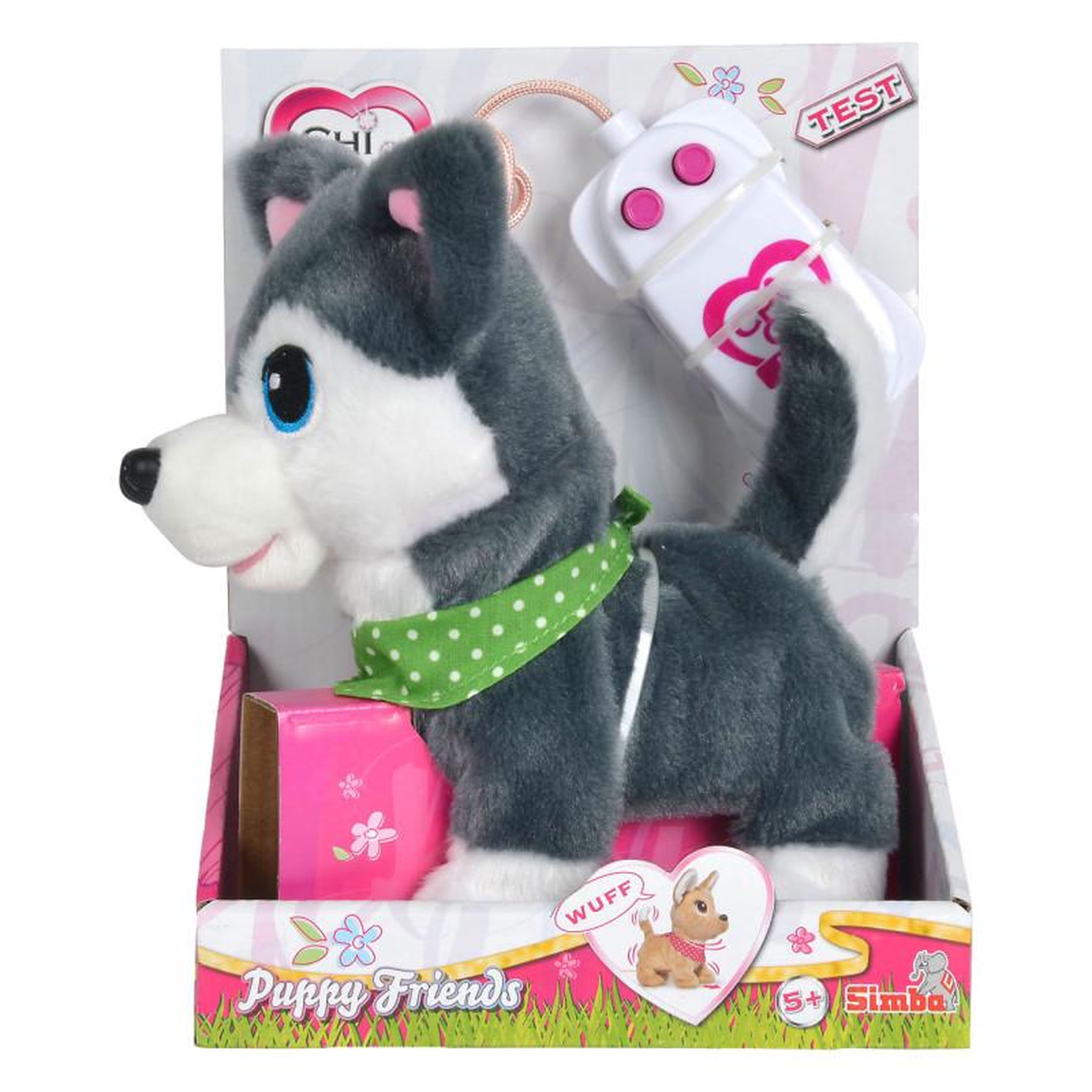 Voir la diapositive 2 : SIMBA Simba - Chi Chi Love Puppy Friends Walk With Remote Control 105893243