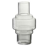 Paris Prix Vase Design en Verre  Rino  25cm Transparent