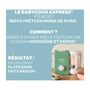 Voir la diapositive 2 : BEABA Mixeur Cuiseur Bébé Babycook Express vert sauvage