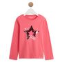 Voir la diapositive 1 : INEXTENSO T-shirt manches longues rose fille 