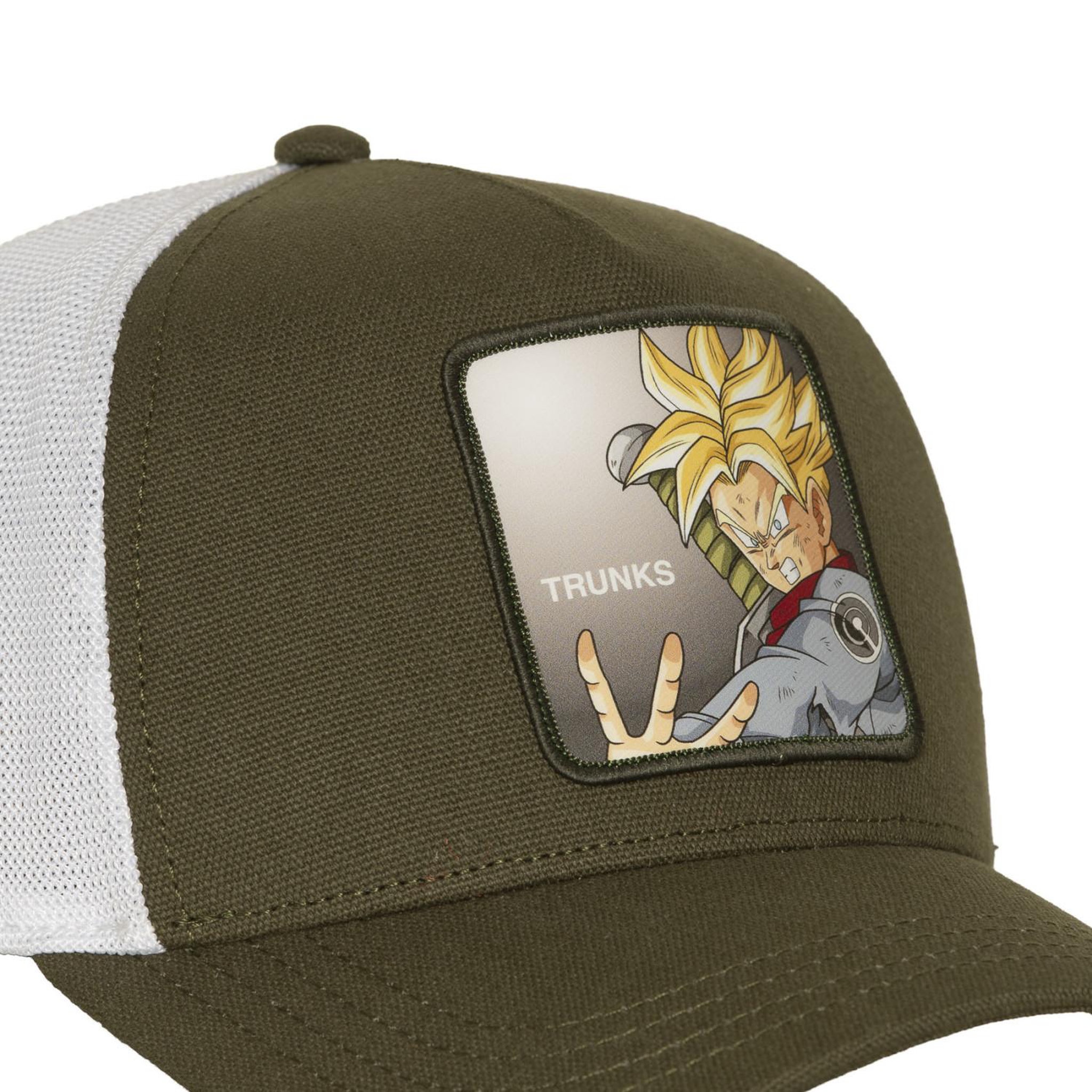 Voir la diapositive 3 : CAPSLAB Casquette  trucker avec filet et patch dragon ball super future trunk