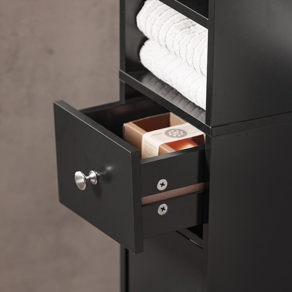 SOBUY SoBuy - Colonne De Salle De Bain à un tiroir - Moderne - BZR34