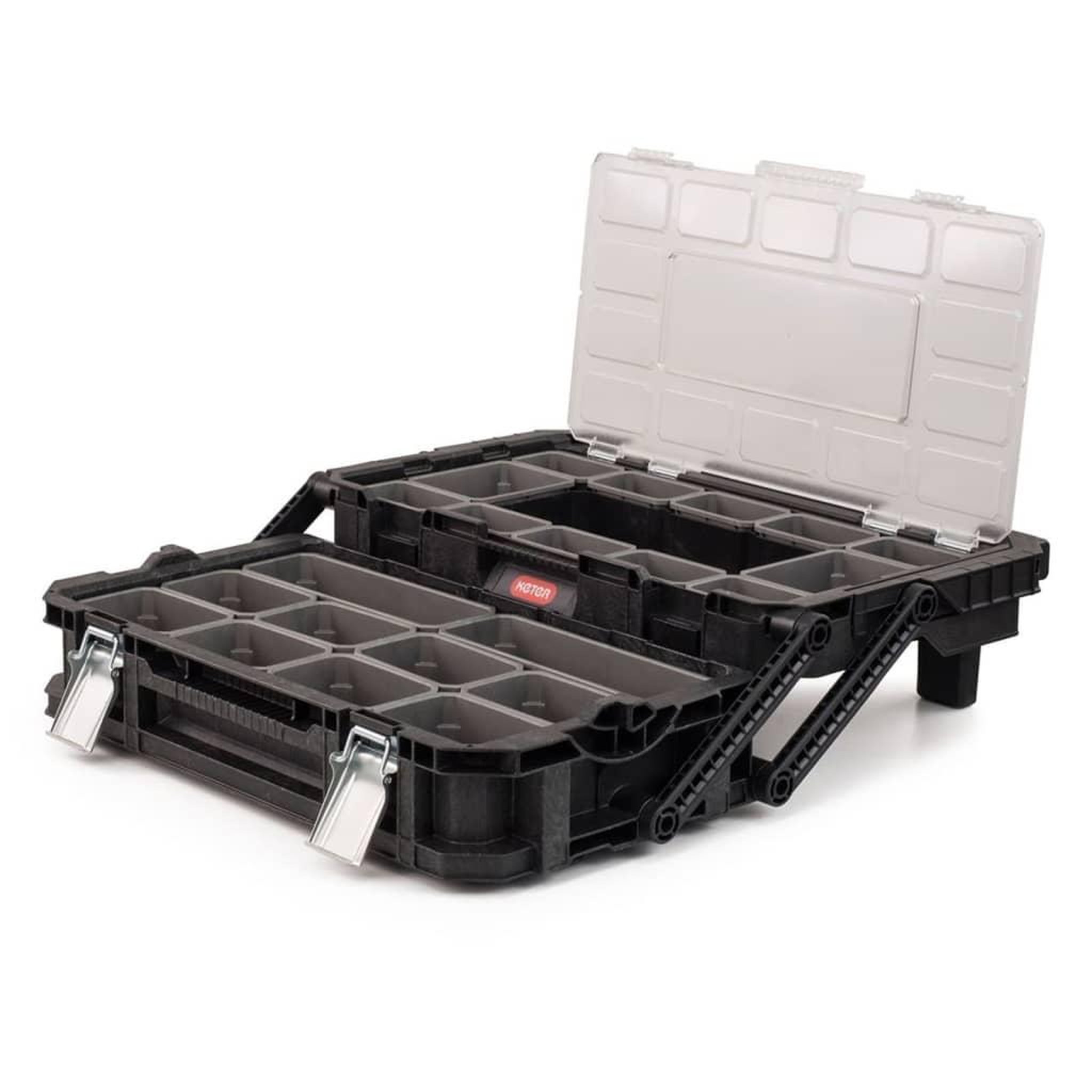 Voir la diapositive 5 : Keter Keter Mallette a outils cantilever Connect Noir