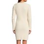 Voir la diapositive 2 : MORGAN Robe Ecru Femme Morgan Duveteuse