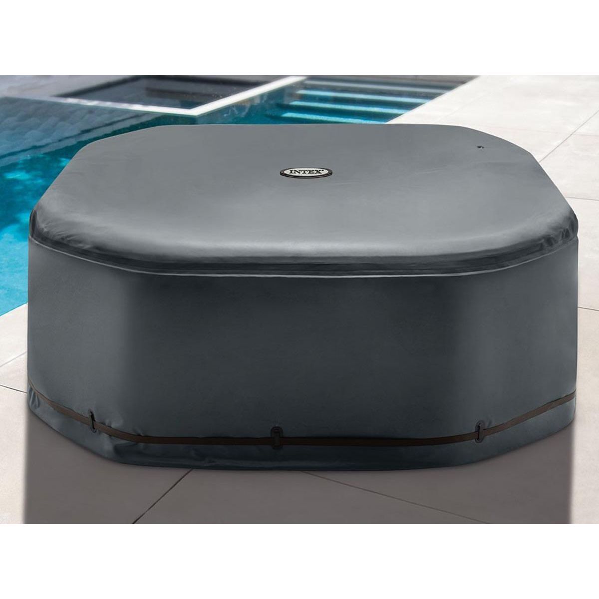 INTEX Couverture thermique pour spa gonflable PureSpa octogonale 4 places - Intex