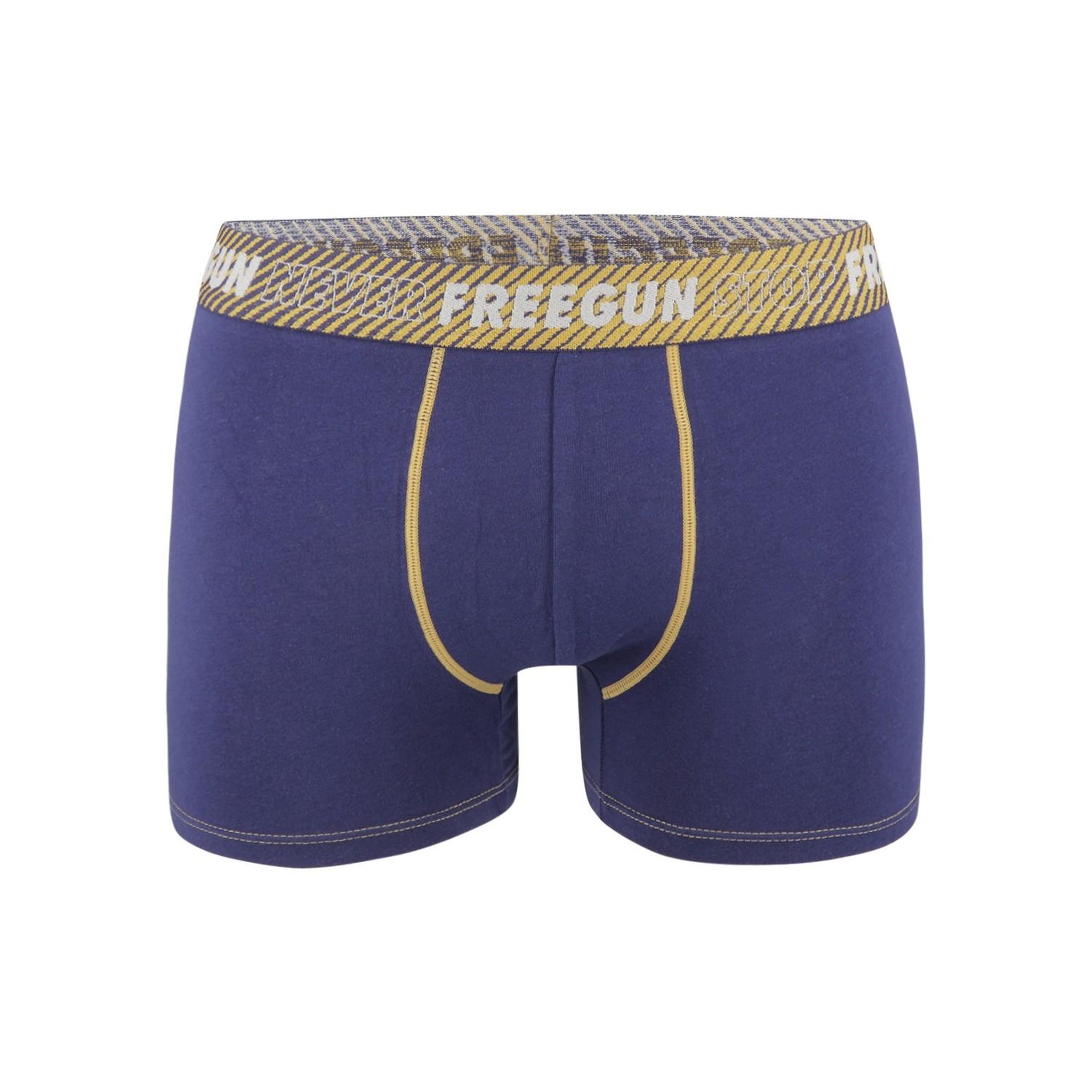 Voir la diapositive 5 : FREEGUN Lot de 3 Boxers coton garçon Never Stop