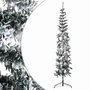 Voir la diapositive 3 : VIDAXL Demi sapin de Noël artificiel mince avec neige floquee 240 cm