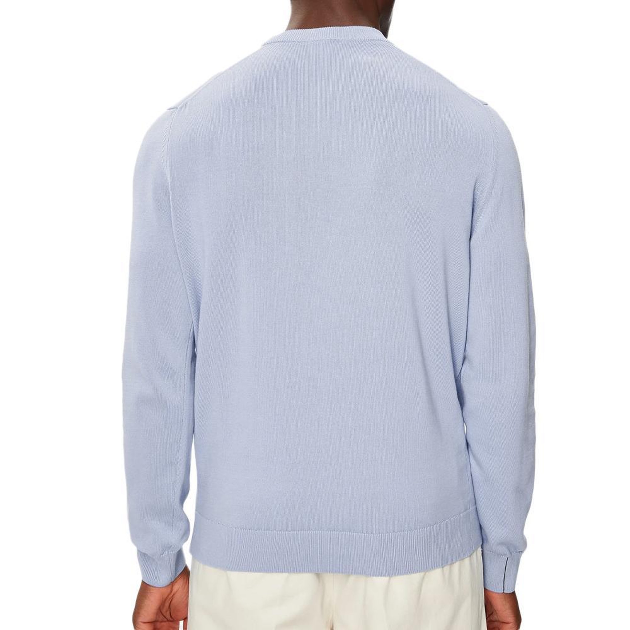 Voir la diapositive 2 : Lacoste Pull Bleu Clair Homme Lacoste Organic Cotton Crew