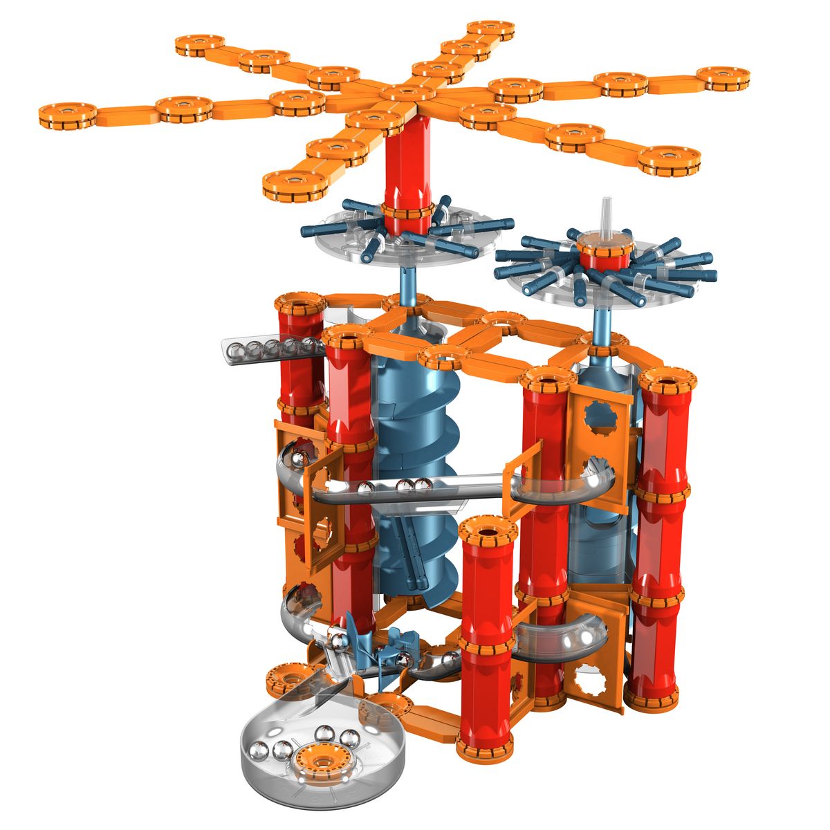 GEOMAG Mechanics Gravity - Jeu de construction 330 pièces - Geomag