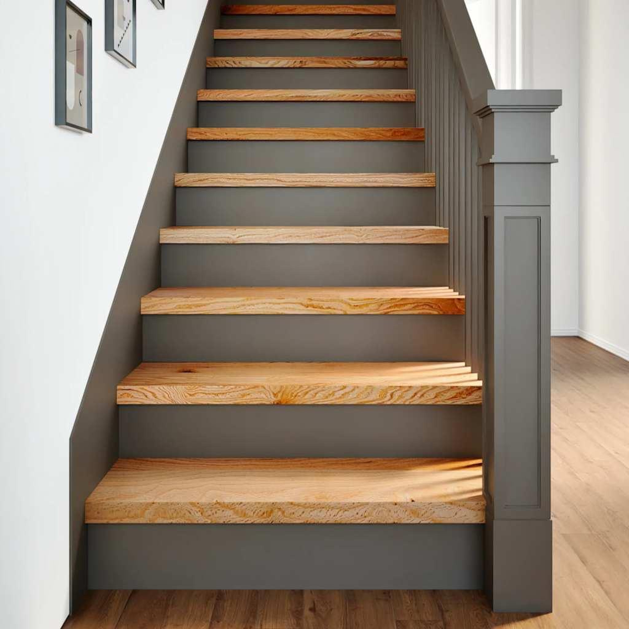 VIDAXL Marches d'escalier 20 pcs marron clair 70x25x2 cm chene massif
