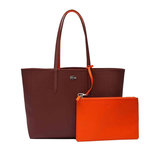 Lacoste Sac Cabas Réversible Bordeaux/Orange Femme Lacoste Anna. Coloris disponibles : Orange