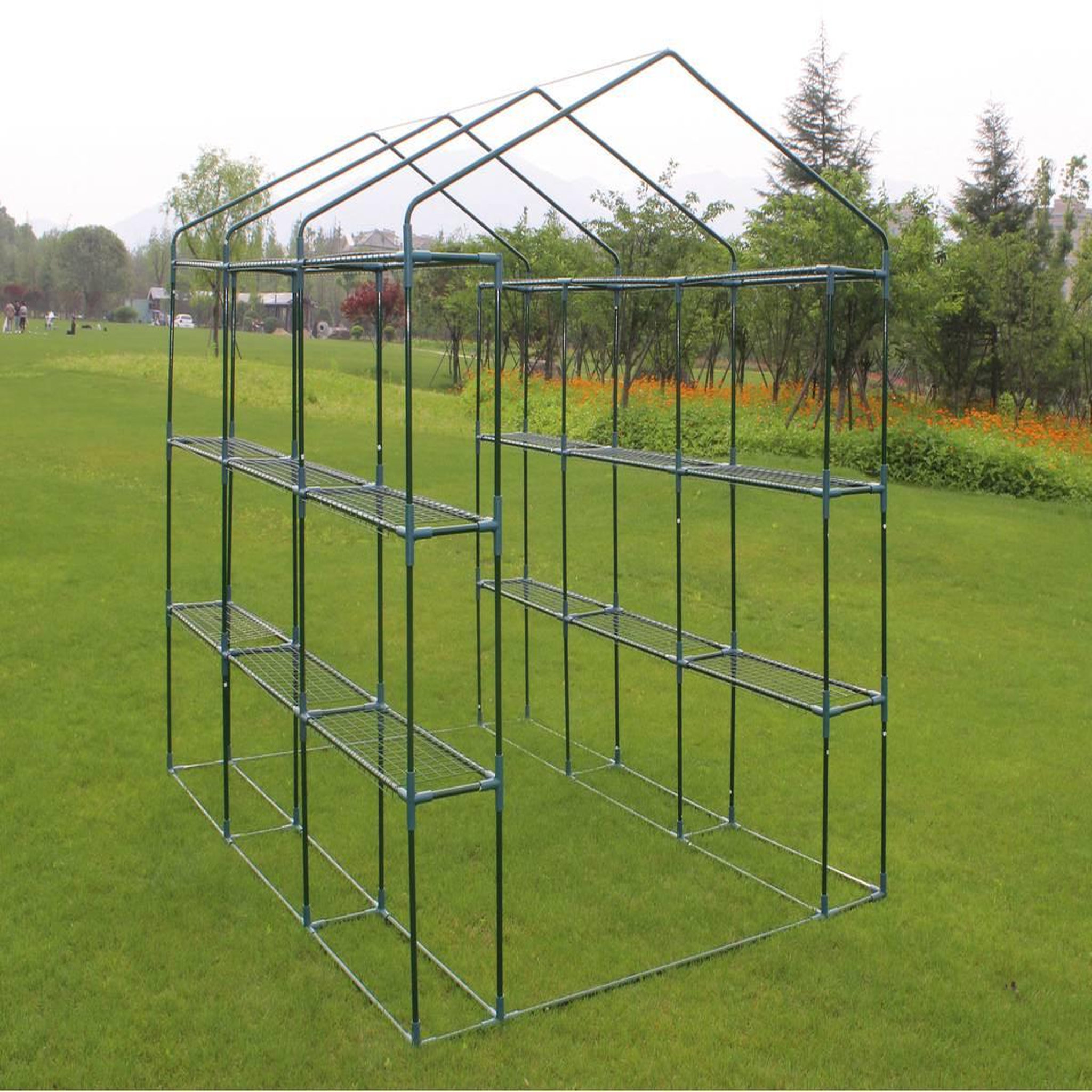 Voir la diapositive 3 : Habitat et Jardin Serre tomate petunia- 4.4m² - 2.5 x 1.7 x 2.1 m
