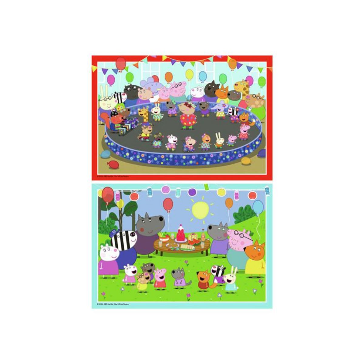 RAVENSBURGER Ravensburger - Jigsaw puzzle Peppa Pig, 2x24pcs. 12004018 7