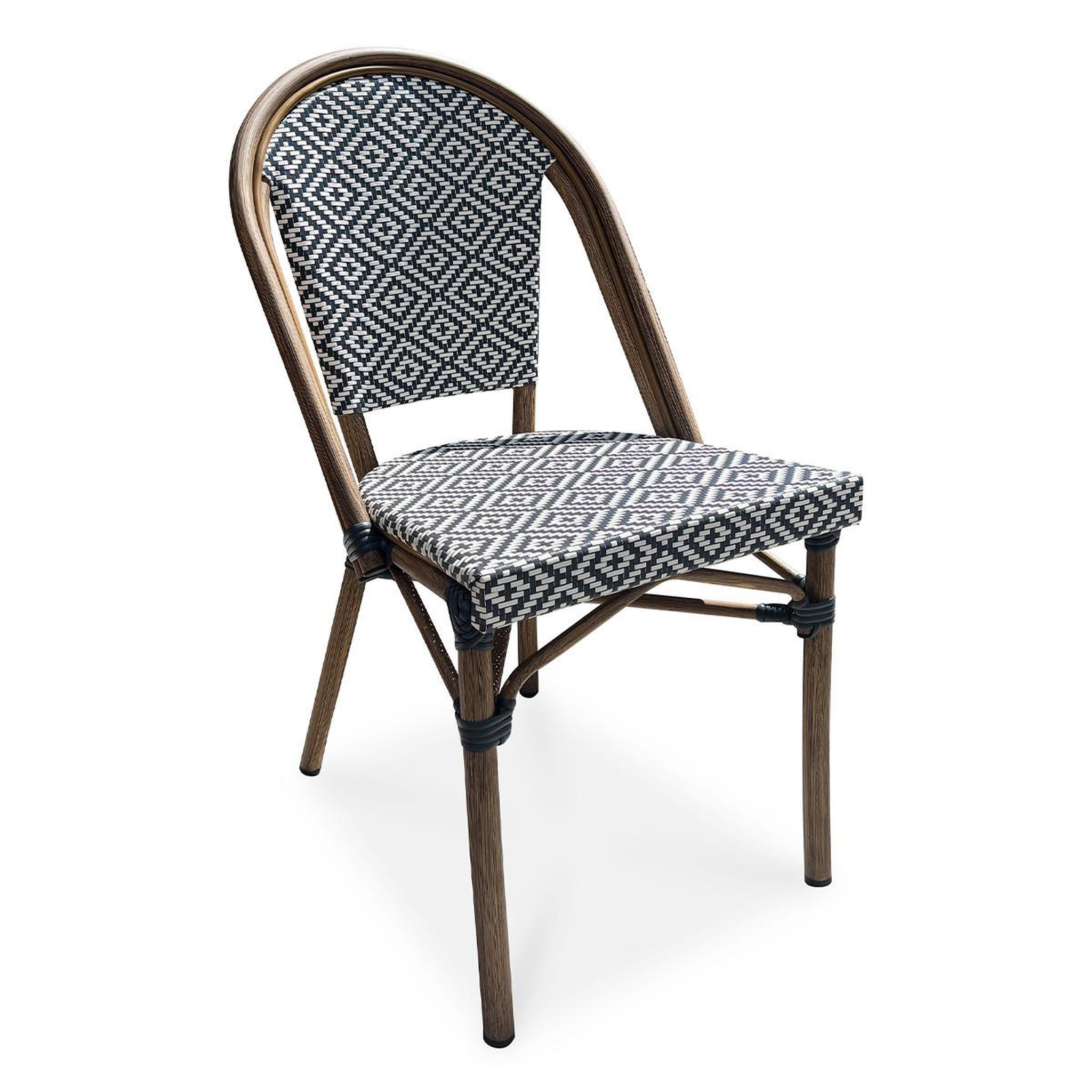 Paris Prix Chaise de jardin empilable  bistro  87cm bleu