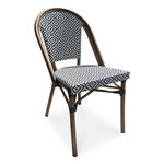 Paris Prix Chaise de Jardin Empilable  Bistro  87cm Bleu