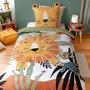 Voir la diapositive 1 : Home collection Parure housse de couette 100% microfibre 140x200 cm, rey